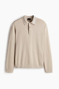 Polo classique en tricot fin