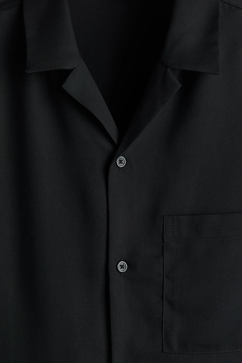 Regular Fit Lyocell Resort Shirt