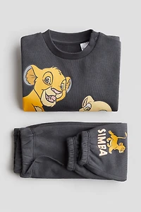 2-Piece Printed Sweatsuit