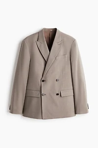 Relaxed-Fit Double-Breasted Jacket