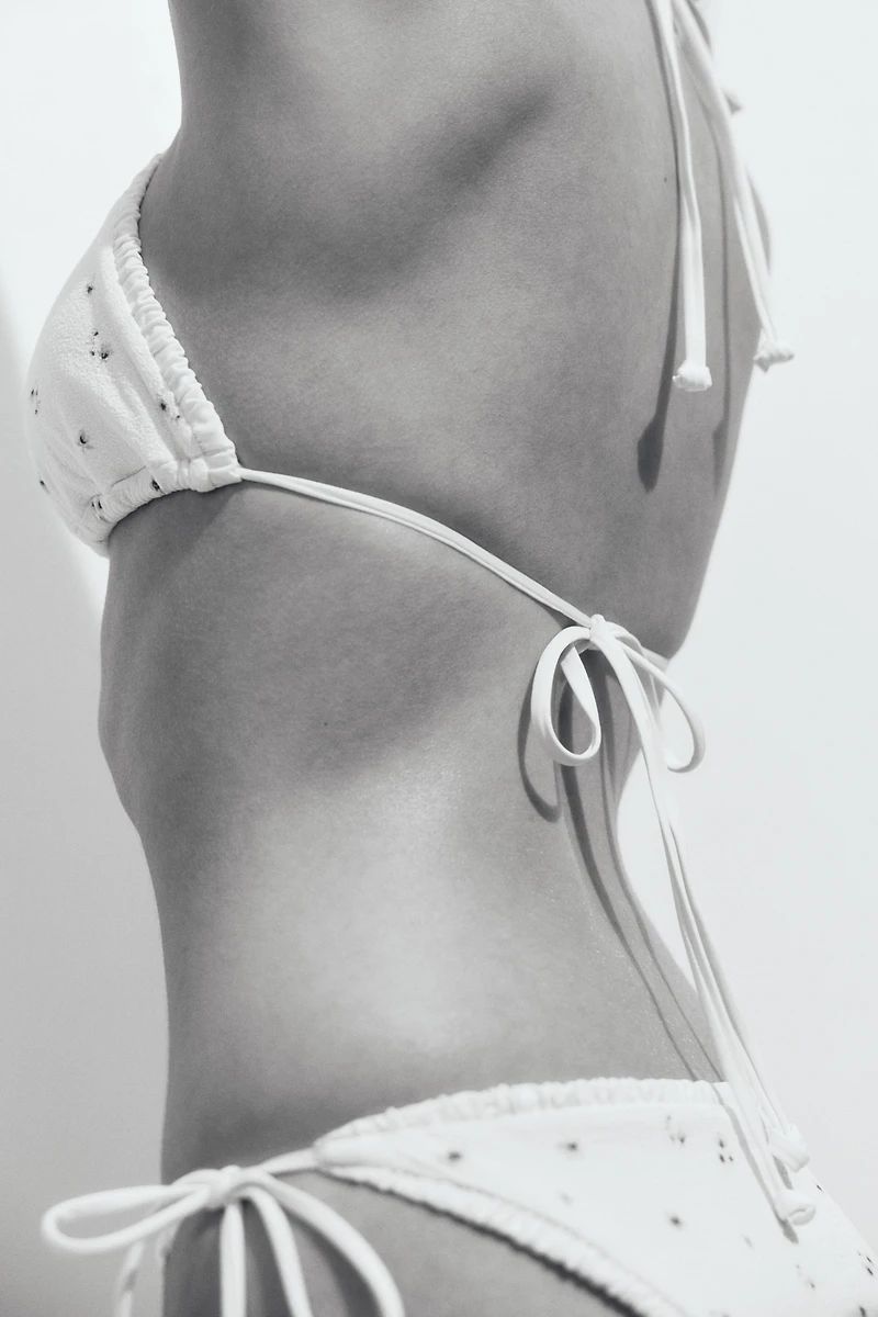 Haut de maillot triangulaire coussiné