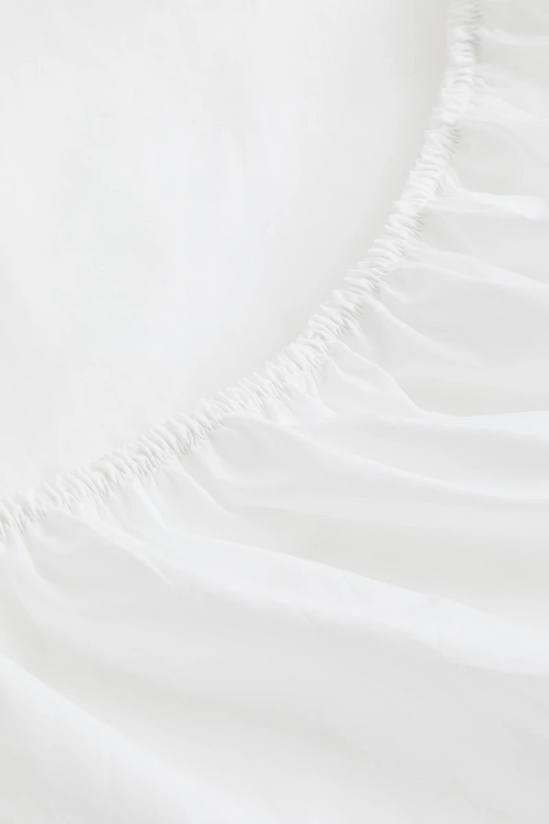 Cotton Percale Fitted Sheet