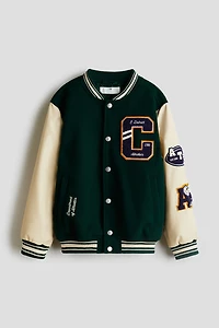 Veste de baseball avec applications