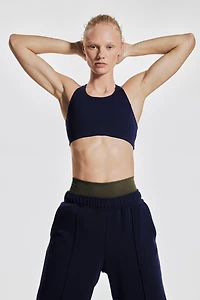 Wide-Leg Sports Sweatpants