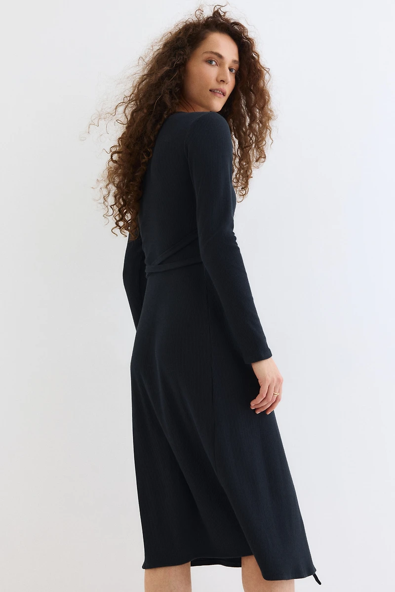 MAMA Nursing Wrap Dress