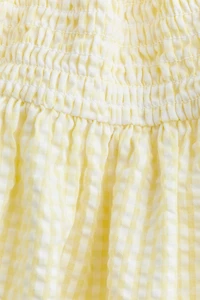 Smocked Seersucker Dress