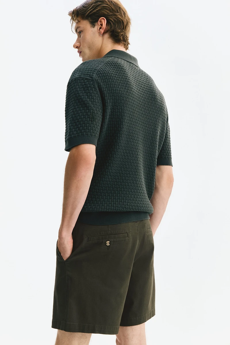 Regular-Fit Cotton Chino Shorts