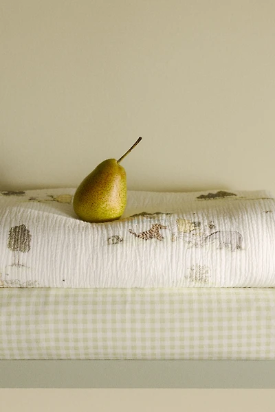 Patterned Muslin Blanket