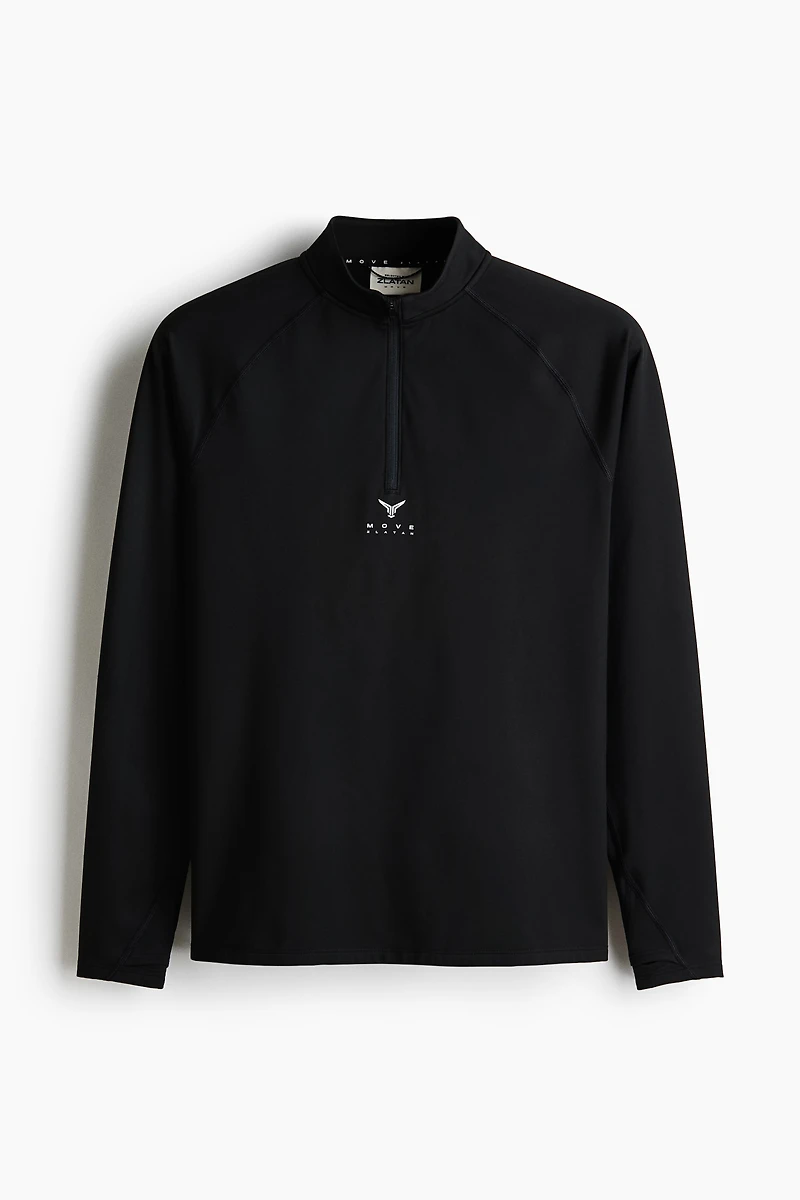 Warm Half-Zip Sports Shirt with ThermoMove™