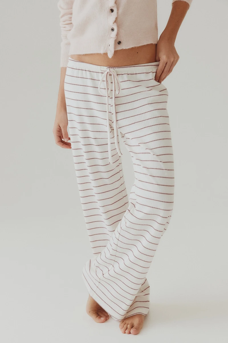 Pantalon en coton mélangé