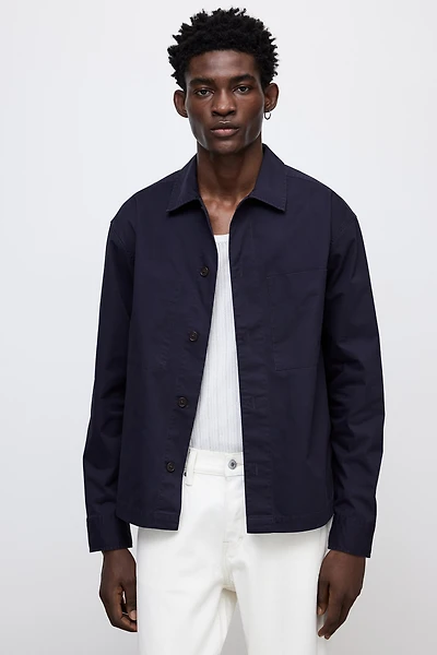 Regular Fit Twill Overshirt
