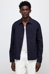 Regular Fit Twill Overshirt