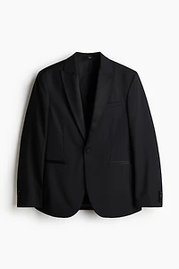 Slim-Fit Wool-Blend Tuxedo Jacket