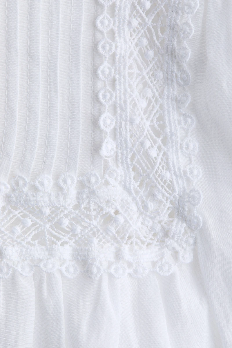 Blouse with Pintucks