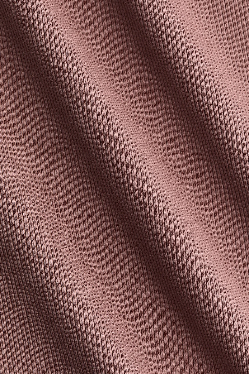 Débardeur en coton côtelé