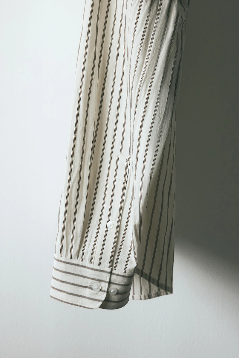 Chemise décontractée en popeline