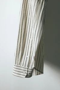 Chemise décontractée en popeline