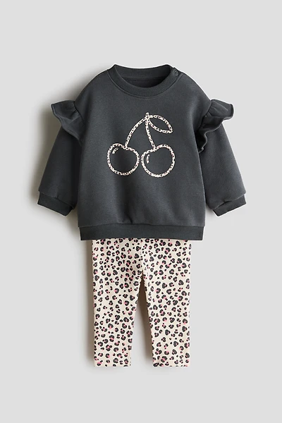 2-Piece Sweatshirt and Leggings Set