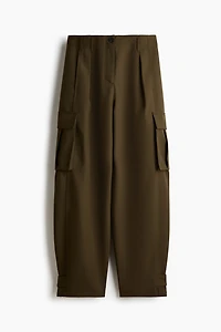 Pantalon cargo avec jambes tonneau