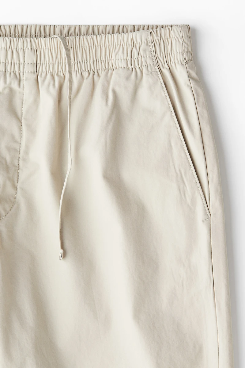 Relaxed-Fit Poplin Pants