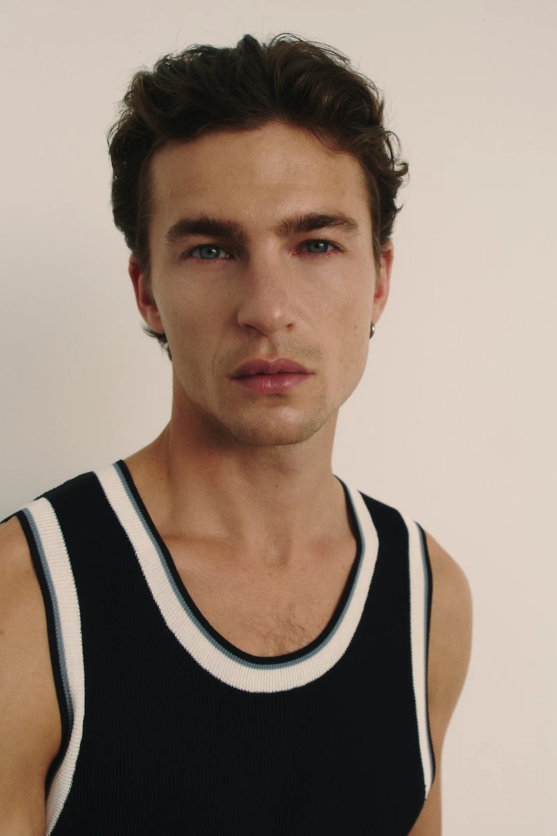 Slim Fit Ribbed vest top