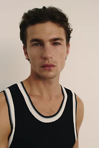 Slim Fit Ribbed vest top