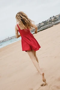 Dress with Flared Skirt