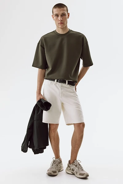 Oversized-Fit Scuba T-Shirt