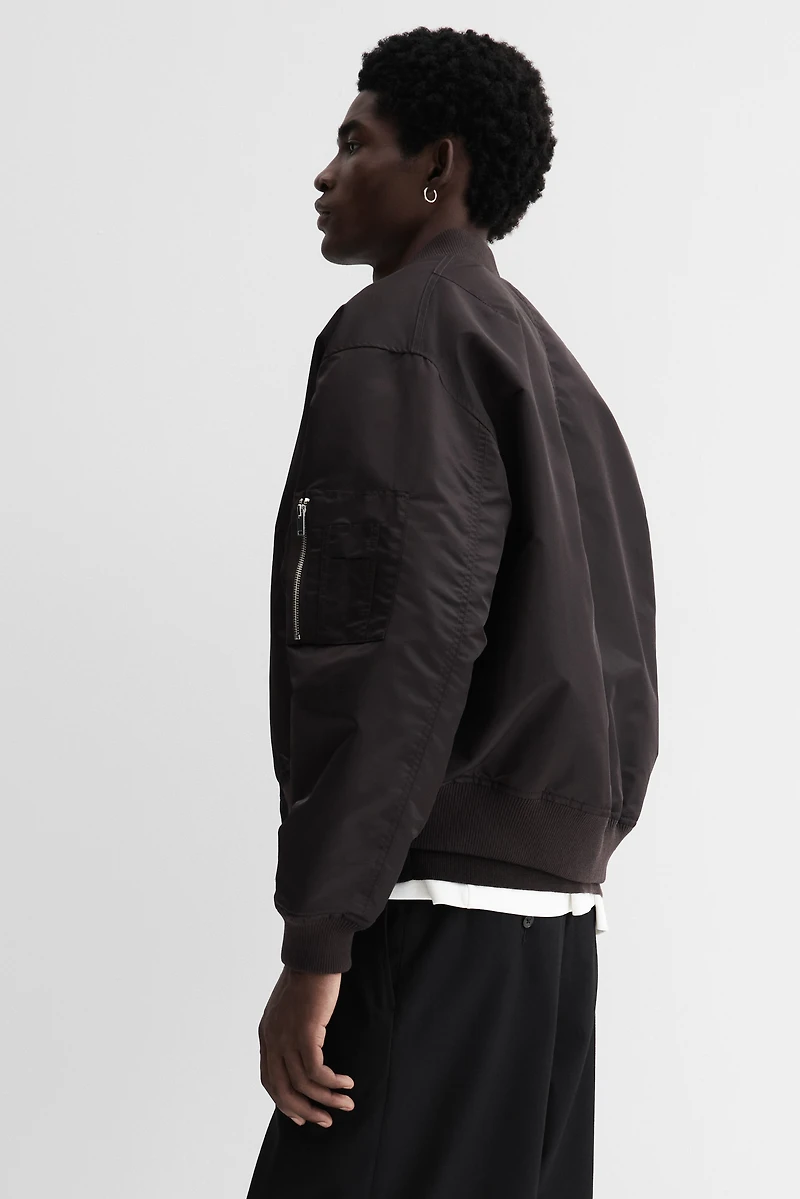 Blouson d'aviateur en nylon