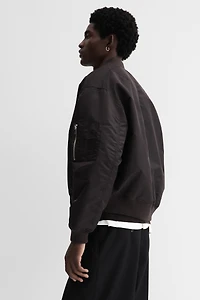 Blouson d'aviateur en nylon