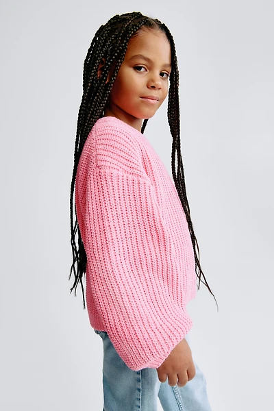 Chenille-Knit Sweater