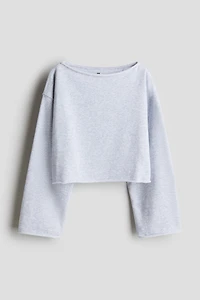 Boat-Neck Sweatshirt