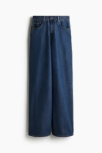 Jean ample à la taille haute
