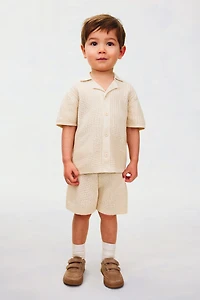 2-piece Pointelle-Knit Cotton Set