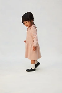 Pointelle-Knit Cotton Dress