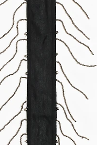 Fringed Chiffon Scarf