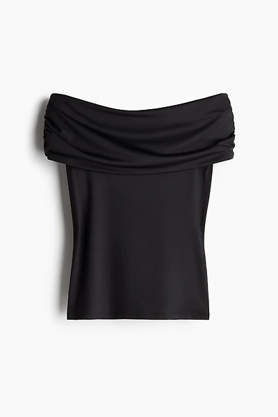 Gathered Off-the-Shoulder Top
