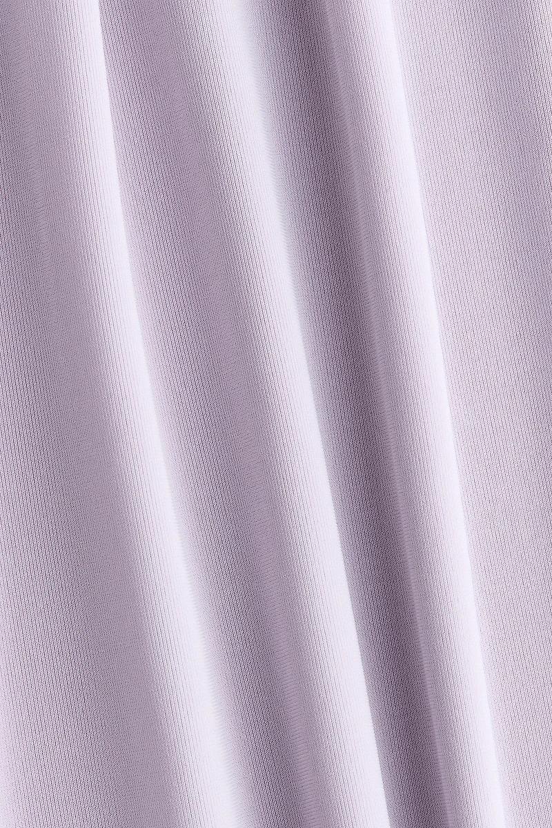 Draped One-Shoulder Jersey Dress