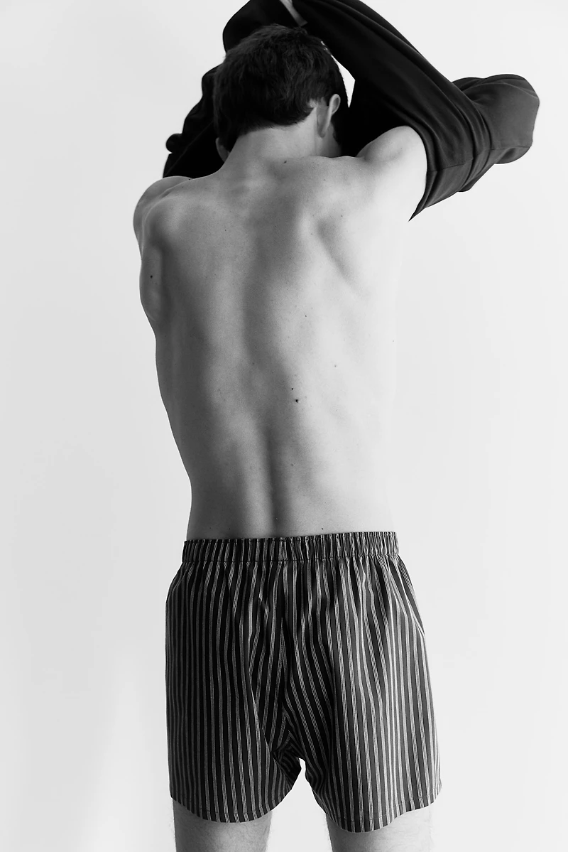 3-pack Woven Cotton Boxer Shorts