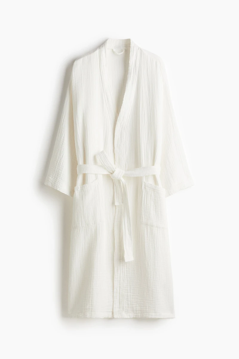 Robe de chambre en mousseline