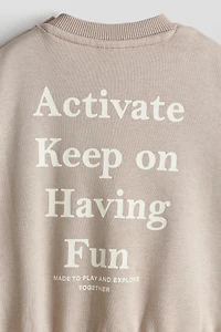 Ensemble 2 pièces en molleton imprimé