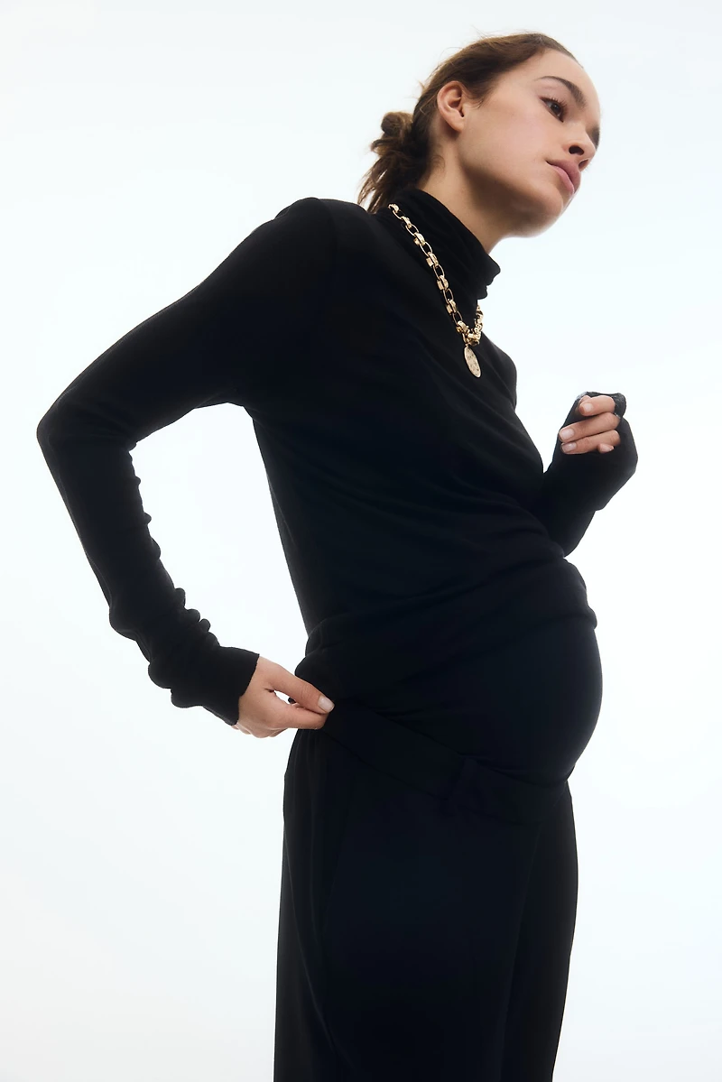 MAMA Pantalon sur mesure à jambes larges