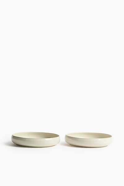 2-Pack Reactive-Glaze Soup Plates