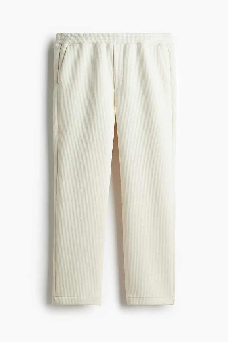 Regular Fit Ribbed Joggers