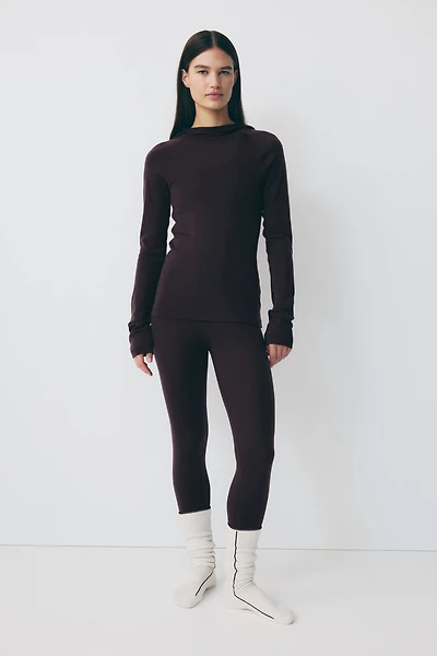 Wool Base-Layer Ski Leggings