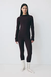 Wool Base-Layer Ski Leggings