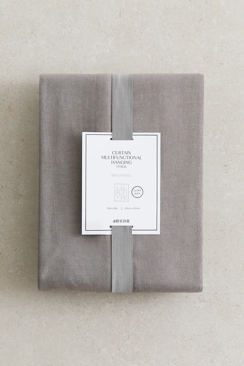 1-pack Wide Lyocell-blend Curtain Panel