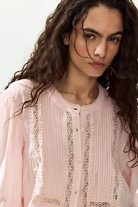 Blouse with Pintucks