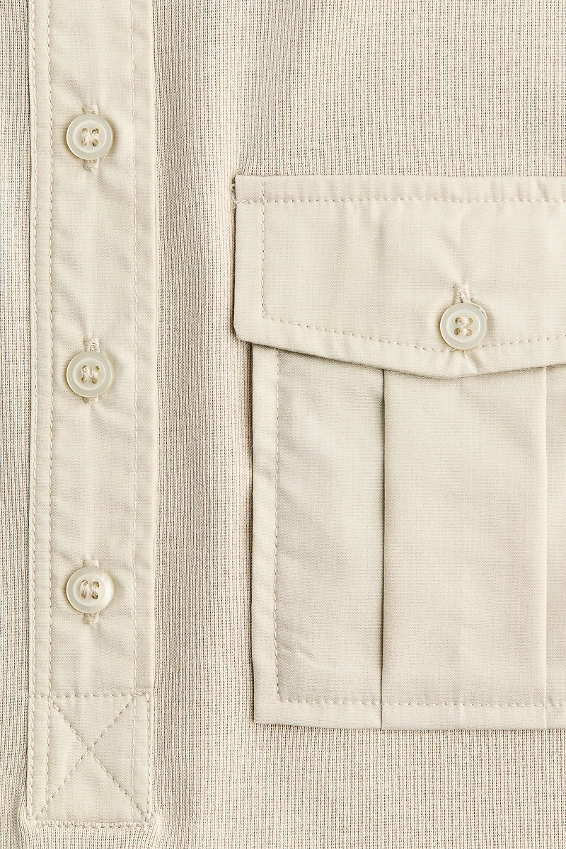 Pima Cotton Henley Shirt