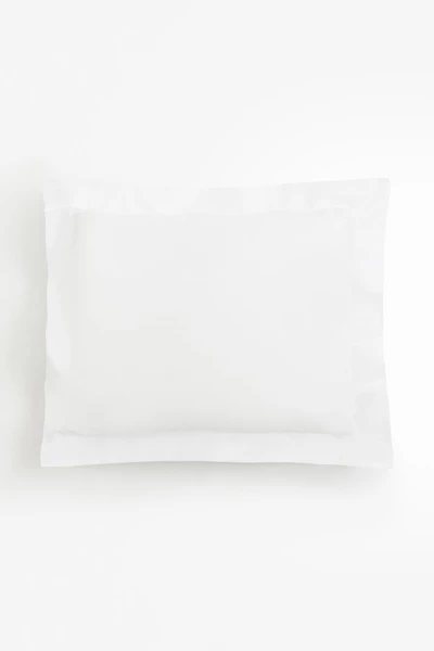 Taie d'oreiller en percale de coton